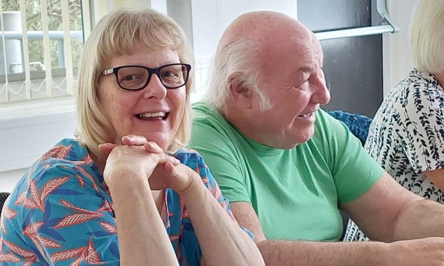 A smiling lady from a Former Carers meeting at Carers in Bedfordshire